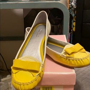 Yellow ombré women loafers size 7.5